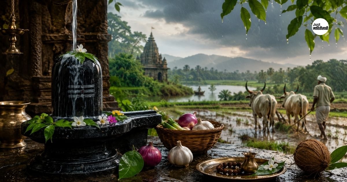श्रावण महिन्यामागील वैज्ञानिक दृष्टिकोन: सण, परंपरा आणि आरोग्याचे विज्ञान | Just Mahitisathi